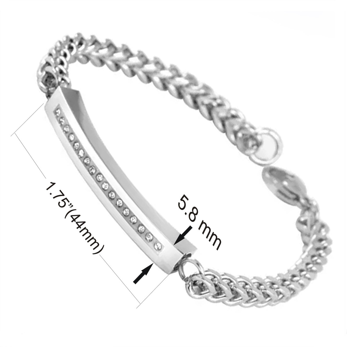 Personalized URN Stainless Steel Bracelet, Personalized Jewelry, URN for Human Ashes and URN for Animal Ashes-Gift for Him, Gift for Her.