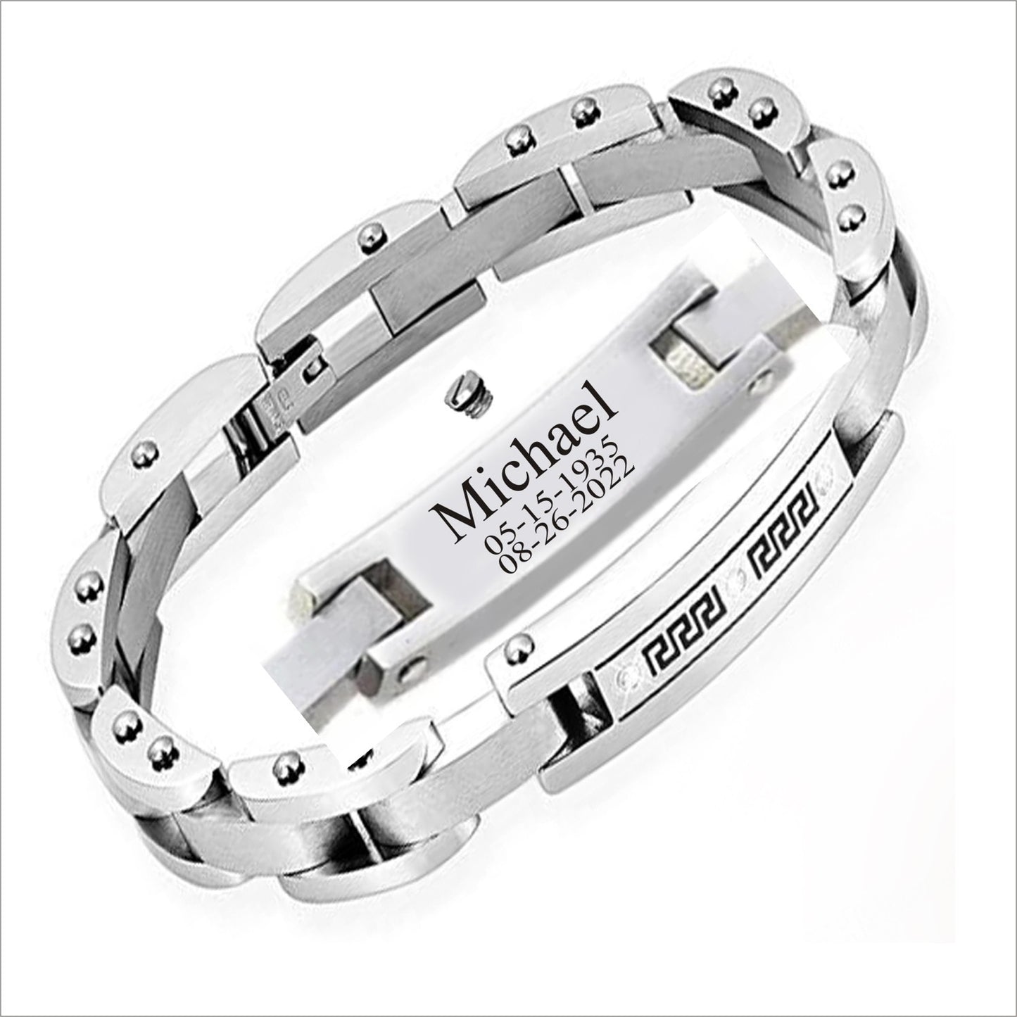 Personalized URN Cremation Jewelry Urn Bracelet for Ashes -Women Men Memorial Stainless Steel Urn Bracelet for Human and Animals Ashes.